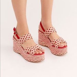 NWOT Free People Platform Wedge